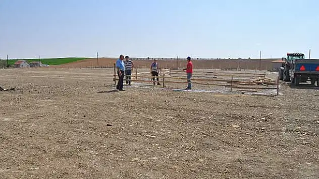 Kulu'da kurban satış yeri hazırlıkları