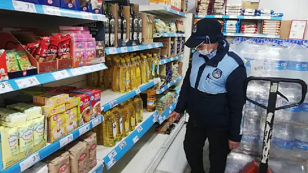 Kulu'da marketlerde sıvıyağı denetimi
