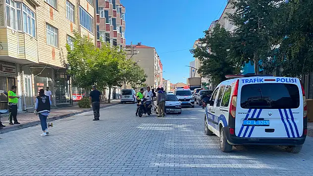 Kulu'da motosiklet ile otomobil çarpıştı: 1 yaralı
