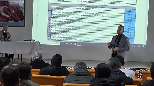Kulu 'da MTSK sınavlarında görev alan öğretmenlere bilgilendirildi