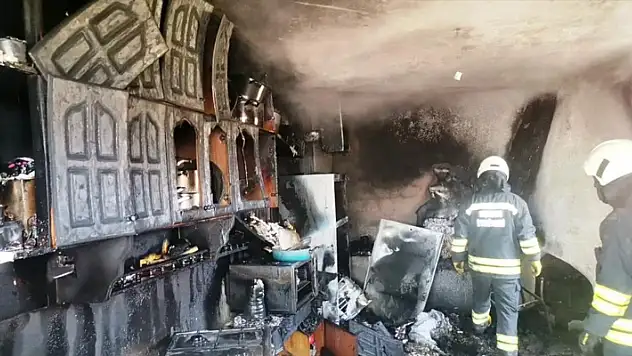 Kulu'da müstakil evde yangın
