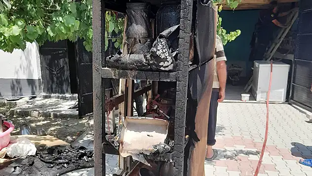 Kulu'da müştemilatta çıkan yangını söndürüldü
