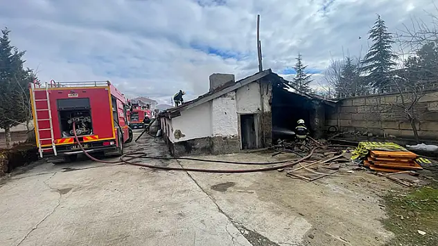 Kulu'da müştemilatta çıkan yangını söndürüldü
