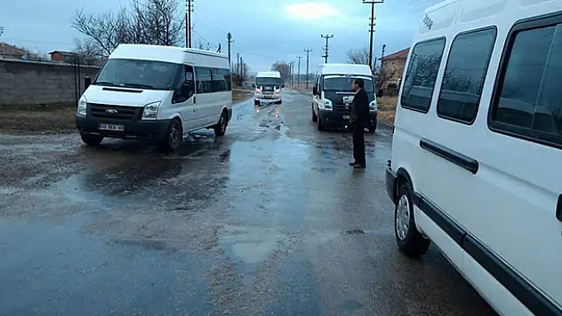 Kulu'da öğrenci servislerinin denetimleri sürüyor