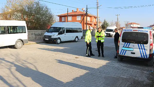 Kulu'da okul servisleri denetlendi
