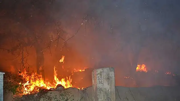 Kulu'da Ot Yangını Korkuttu