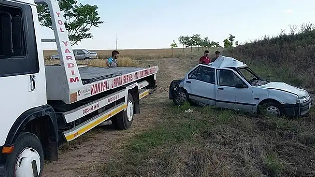 Kulu'da otomobil ile tır çarpıştı : 1 ölü