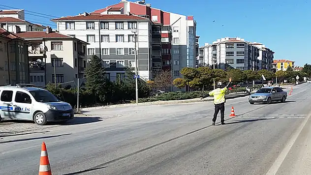 Kulu'da trafik denetimleri