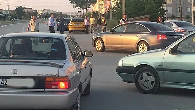 Kulu'da Trafik Kazası : 1 Yaralı
