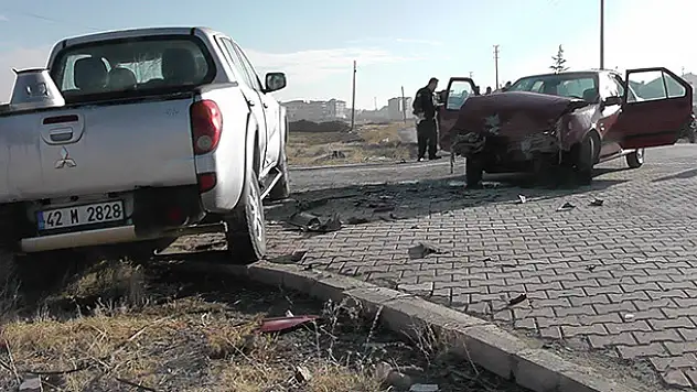 Kulu'da trafik kazası: 1 yaralı