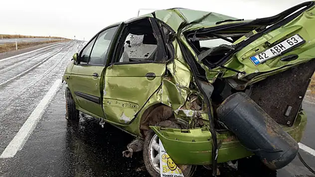 Kulu'da trafik kazası: 1 yaralı