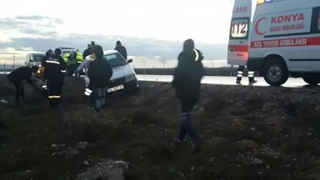 Kulu'da Trafik Kazası: 1 Yaralı
