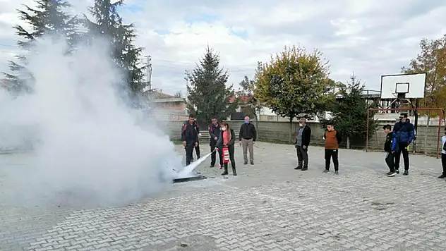 Kulu'da yangın tatbikatı gerçekleştirildi

