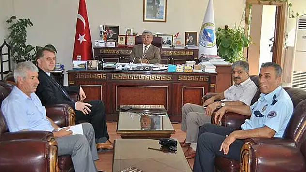 Kulu Emniyet Müdürü Gürkan'dan Başkan Yıldız'a ziyaret