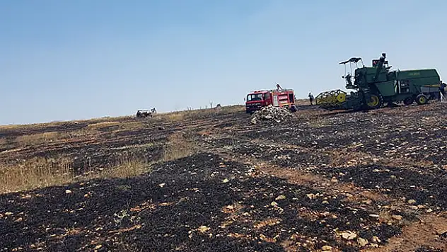 Kulu itfaiyesi bir günde 950 dekar anız yangınına müdahale etti
