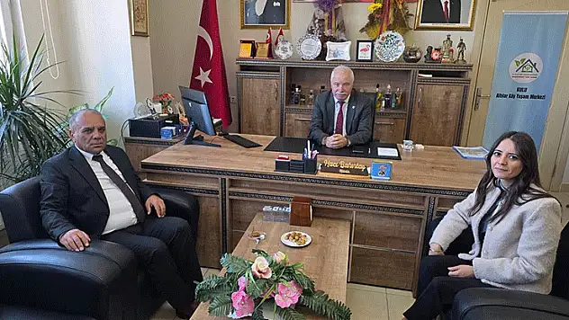 Kulu SGK Müdürü Candan'dan İlçe Milli Eğitim Müdürü Bakırtaş'a ziyaret