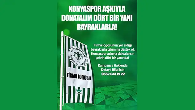 Kulübe destek olmak için şehir bayraklarla donatılsın