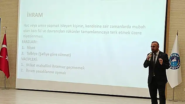 Kulu'da hacı adaylarına seminer verildi
