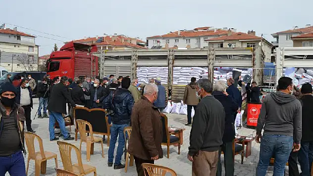 Kulu'da hibeli tohum dağıtımı
