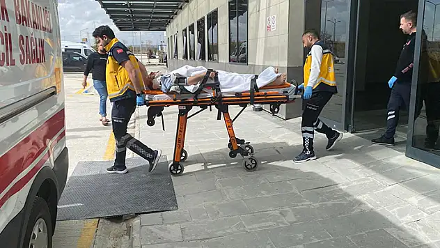 Kulu'da inşaattan düşen kişi hastanelik oldu