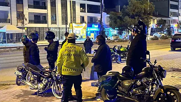 Kulu'da motosiklet denetimleri sıklaştırıldı
