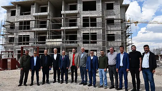Kulu'da toplu konut inşaatları ve OSB'de inceleme yapıldı