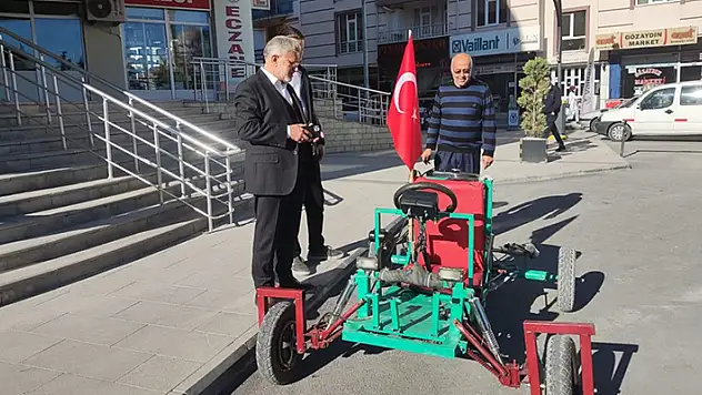 Kululu girişimci go-kart aracı yaptı
