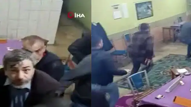Kumar baskınında güldüren görüntü...Polisi görünce kaçacak yer aradılar