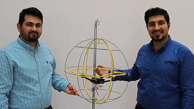 Küre kafes ile 'drone'lar artık daha güvende