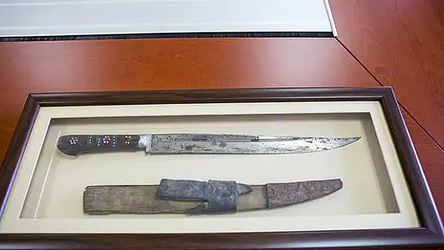 Kurtuluş Savaşı'nın izini taşıyan 'kama' özenle korunuyor