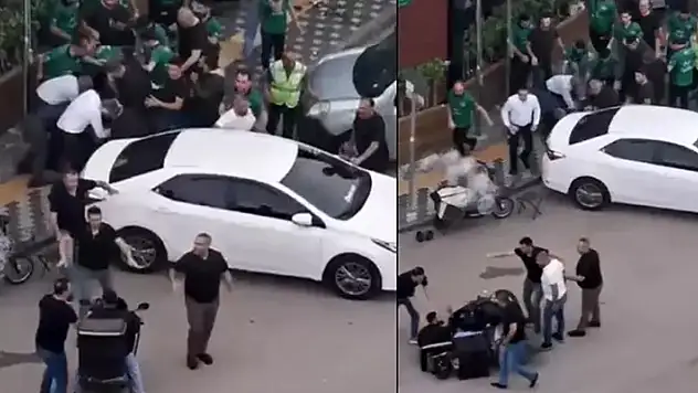Kurye ve pastane sahibi kavgasında kan aktı
