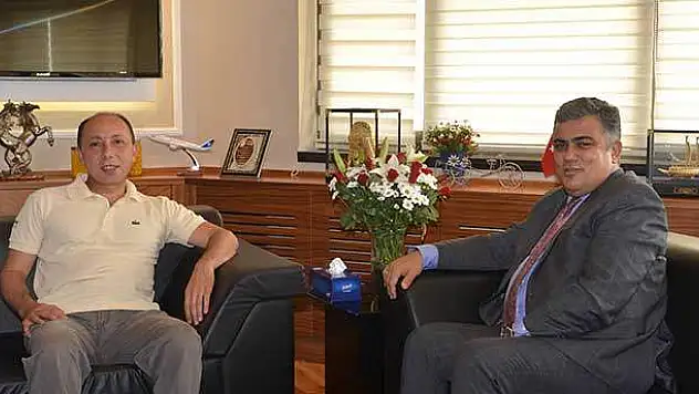 Kutlu'dan Başkan Özgüven'e Ziyaret