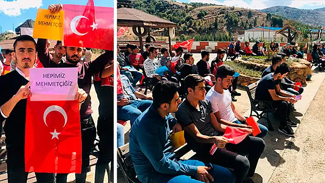 KYK'da kalan öğrencilerden Mehmetçik'e dua