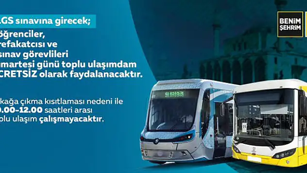 LGS'ye girecek öğrenciler dikkat! Konya'da ulaşım ücretsiz olacak