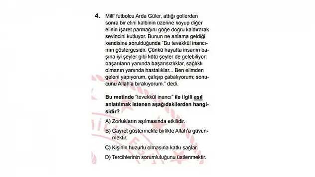 LGS'de, bu soruya öğrenciler şaştı kaldı!
