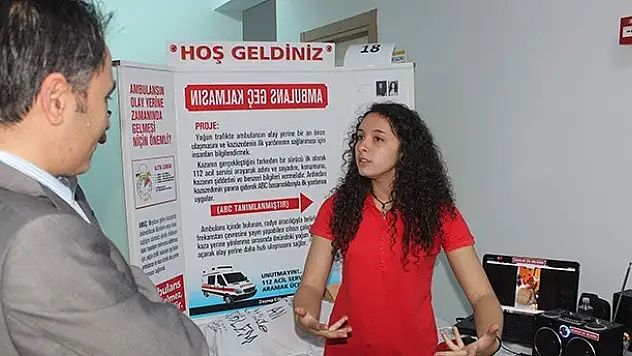 Lise öğrencisimnden 'Ambulans Geç Kalmasın' projesi