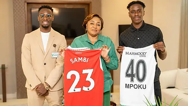 M'Poku'dan Fırst Lady'e ziyaret