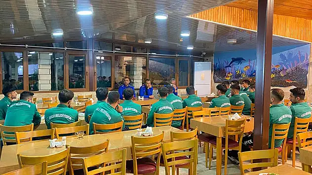 Maç öncesi kampa girdiler