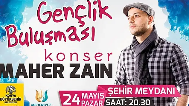 Maher Zain Konya'da gençlerle buluşacak