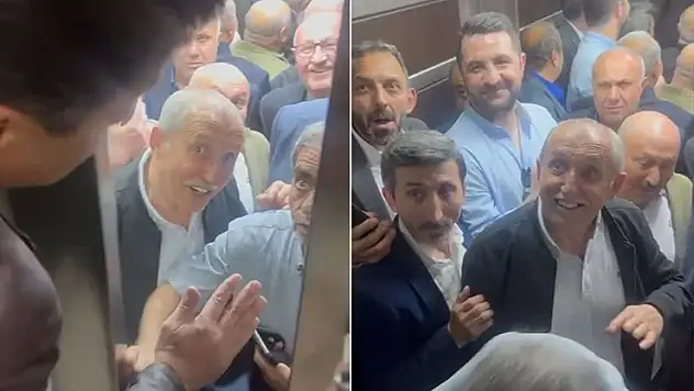 Mahsur kalanlar kurtulunca gülme krizine girdi