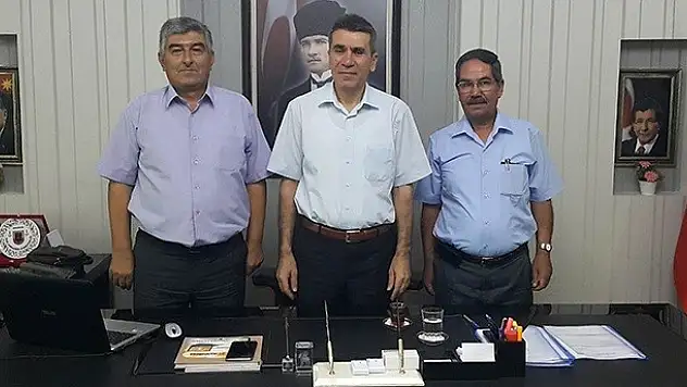 Mal Müdürü Başkan'dan Kaymakam Sezgin'e Veda Ziyareti