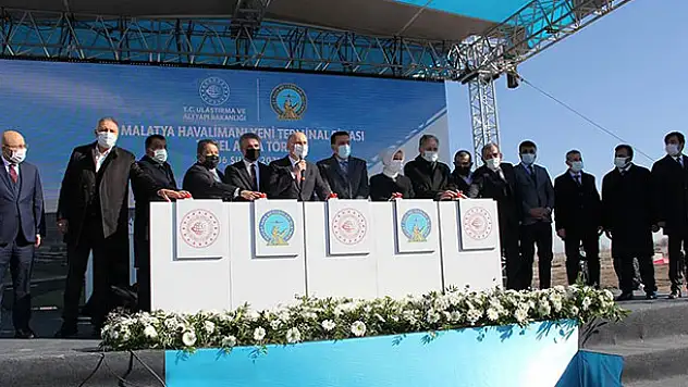 Malatya Havalimanı Yeni Terminal Binası'nın temeli atıldı