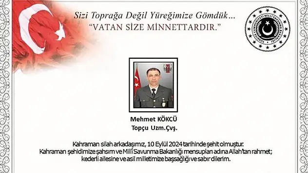 Malatya'ya şehit ateşi düştü
