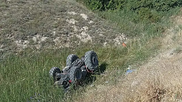 Malatya'da traktör şarampole yuvarlandı: 1 ölü