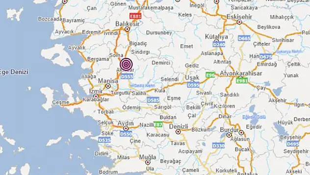 Manisa'da 4,8 büyüklüğünde deprem