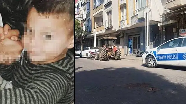 Manisa'da 8 yaşındaki çocuk, babasının kullandığı traktörün altında kaldı