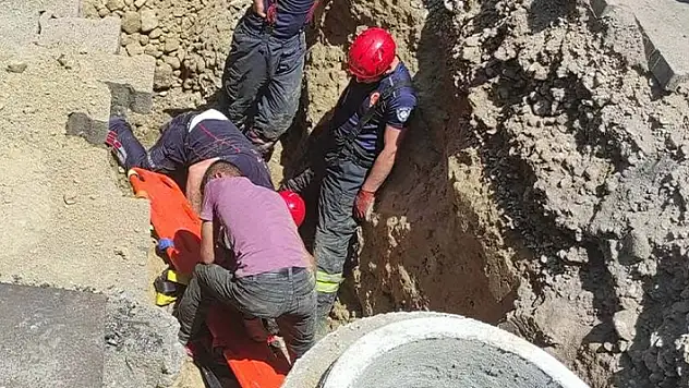 Manisa'da kanalizasyon çalışmasında göçük: 1 ölü
