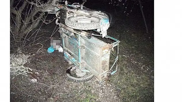 Manisa'da motosikletten düşen sürücü öldü