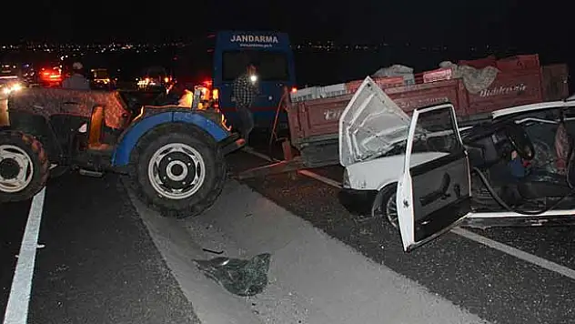 Manisa'da trafik kazası: 1 ölü, 8 yaralı