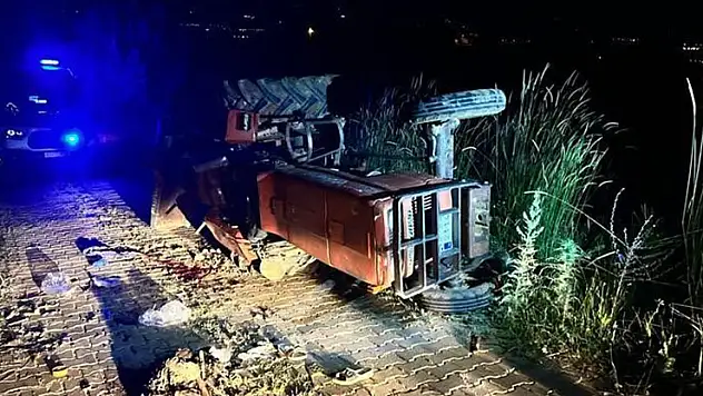 Manisa'da traktör kazası: 1 ölü, 1 yaralı